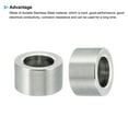 thumbnail image 4 of M10 Stainless Steel Spacers, 5 Pcs Metal Spacer Stainless Steel 10.2mm ID x 16mm OD x 10mm L for 3/8" M10, 4 of 5