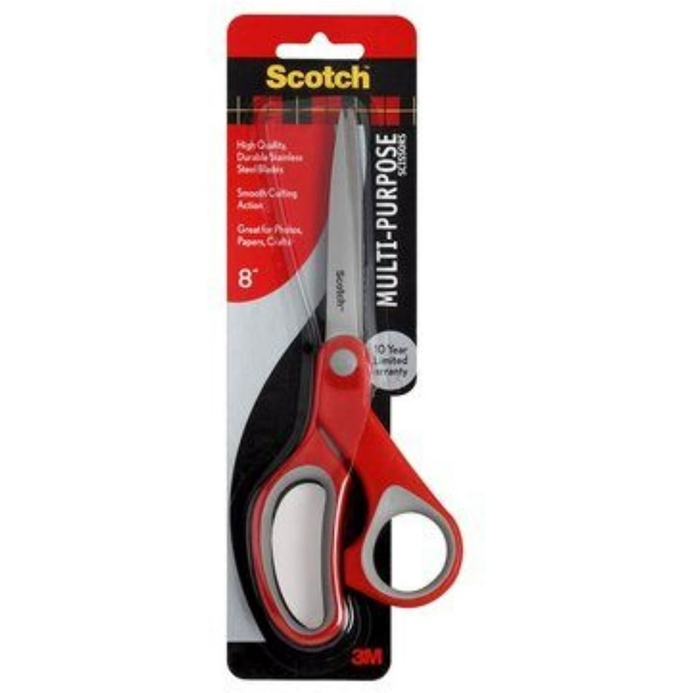 Scotch MultiPurpose 8" Scissor 1 ea (Pack of 4)