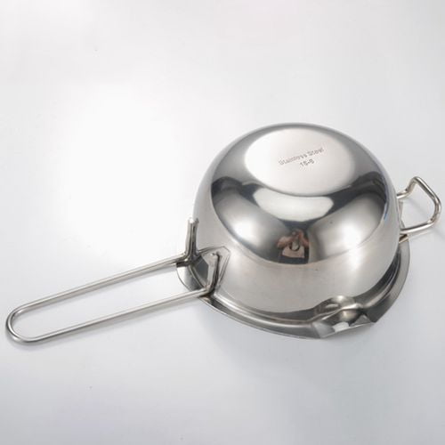 AMOYER Stainless Chocolate Butter Melting Pot Pan Home Kitchen Milk Bowl Double Boiler Candle Making Kit