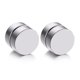 thumbnail image 1 of 1 par de aretes magnéticos para hombre, pendientes falsos, no Piercing, Clip redondo, joyería de oreja, 1 of 4