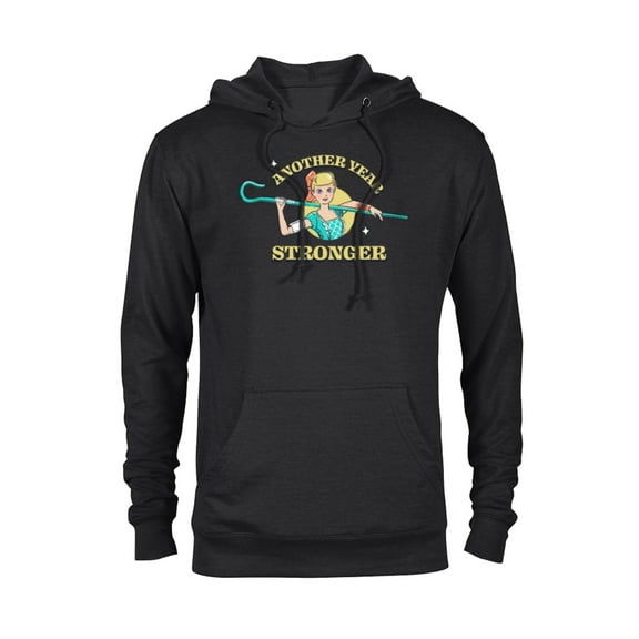 Disney and Pixar’s Toy Story Bo Peep Another Year Stronger - Pullover Hoodie for Adults - Customized-Black