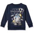 thumbnail image 1 of Boys' Sweatshirt, R2D2/Navy, X-Small (4/5), 1 of 2