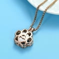 thumbnail image 3 of Pet Cremation Jewelry For Ashes For Dog/Cat Paw Stainless Steel Memorial Locket Urn Necklace Inside Mini Case Keepsake Cremation Jewelry Women Men, 3 of 6