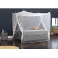 thumbnail image 1 of SVKBJROY Canopy Mosquito Net, Anti-Insect Mosquito Net, Mosquito Net for Double Bed, 2 Side Openings, Decorative Rectangular Shape for Home and Travel, White, 300x200x200cm, 1 of 4