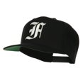 thumbnail image 2 of Old English F Embroidered Flat Bill Cap - Black OSFM, 2 of 5