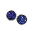 thumbnail image 2 of Pendientes Gotas de acero inoxidable Minnieouse galvanoplastia fina superficie lisa regalo boda azul negro, 2 of 6