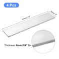 thumbnail image 2 of Unique Bargains Square Aluminum Flat Bar, 4 Pack 1/4' Thickness 2' Width 10' Length, 2 of 5