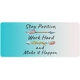 thumbnail image 2 of Desk Pad, Mouse Pad,Office Desk Mat with Stitched Edges Non-Slip Waterproof, Easy Clean Desk Table Protector, Laptop Desk Writing Mat 35.4" x 15.7", Inspirational Quotes, 2 of 5
