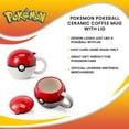 thumbnail image 7 of Pokemon Pokeball Ceramic Coffee Mug with Lid, 7 of 7