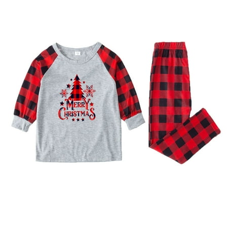 

YOTAMI Christmas Pajamas Sets for Men Women Christmas Matching Sets Family Christmas Pajamas Xmas Sleepwear 6 Years Red #14