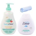 thumbnail image 1 of Set de baño para bebé Dove lavado de cabeza a pies 400 ml con paño, 1 of 1
