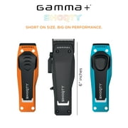 GAMMA + Shorty Professional Cordless Hair Clipper للرجال، محرك بدون فرش، فجوة صفر قابلة للتعديل، وقت تشغيل 120 دقيقة، USB-C، مريح، ضوضاء منخفضة