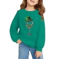 thumbnail image 3 of Otqutp St. Patricks Day Sweatshirt for Girls Long Sleeve Crewneck Irish Sweat Shirts Unisex Oversized Saint Patty's Pullover Tops, 3 of 6