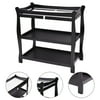 Costway Black Sleigh Style Baby Infant Newborn Changing Table Nursery Diaper Station