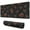 Black Halloween Pumpkins, variant on Long Mouse Pads for Desk,Black Halloween Pumpkins Desk Mats on Top Of Desks, Desk Mouse Pad Extra Large with 3mm Non-Slip Base and Stitched Edge for Gaming,Office,Work,Home 31.5"x11.8"