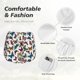 thumbnail image 4 of Balery Cute Butterfly Pantalones cortos deportivos para mujer con forro y dos bolsillos, elásticos, para entrenamiento, gimnasio, yoga-XX-Large, 4 of 7