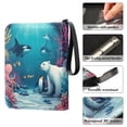 thumbnail image 5 of ALAZA Cartoon Bear Penguin under Sea Trading Card Binder 4 Pocket Cards Collection Album 400 Folder Holder, 5 of 6