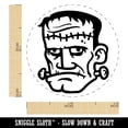 thumbnail image 2 of Halloween Frankenstein Monster Self-Inking Rubber Stamp Ink Stamper - Blue Ink - Mini 1/2 Inch, 2 of 7