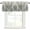 SeaGreen, variant on Black Grey Vintage Rod Pocket Curtain Valance, Retro Abstract Art Farmhouse Window Valance for Living Room, Bedroom, Kitchen 42"W x 18"L