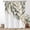 Green, variant on Eucalyptus Leaves Shower Curtain, Green Leaves Watercolor Pattern Plants Botanical Bath Curtains Waterproof Fabric with Hooks for Home Decor, 72Wx84H