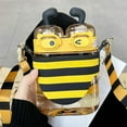 thumbnail image 1 of Bee Cute Portable With High Beauty Creative Double Drinking Cups Girls' Cups For Children And Students To Go To School,Yellow, 1 of 7