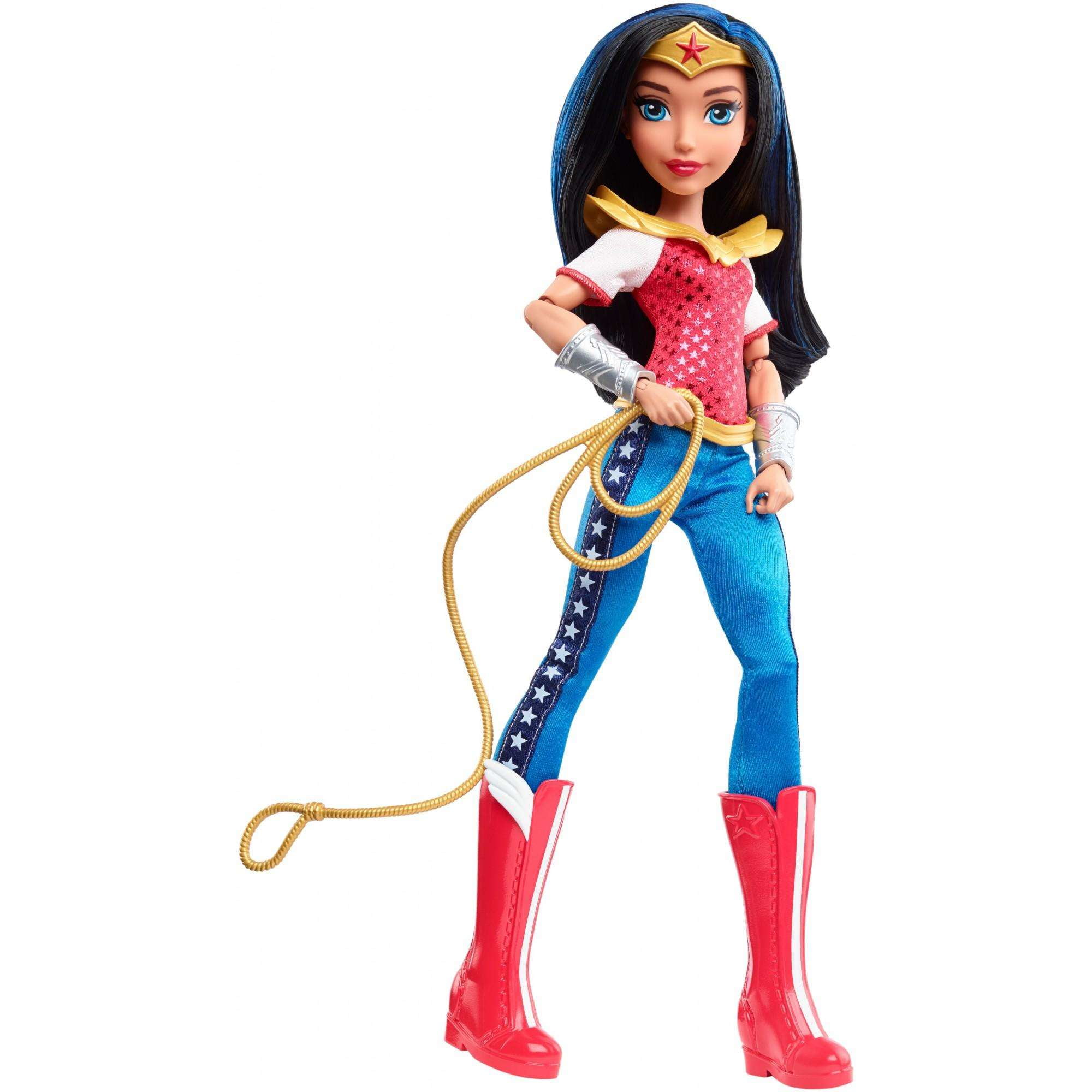 Mattel DC Wonder Woman Shield Block Action Doll 12" Great Gift 