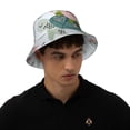 thumbnail image 4 of Balery Sea Animal Sombreros para el sol para hombre y mujer, sombrero de pescador con UPF 50+, 4 of 6