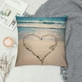 thumbnail image 2 of COMIO  Waterproof Summer Decorations Outdoor Throw Pillow Covers Starfish Shell Pillow Covers Square Cushion Case Garden Pillowcase for Patio Furniture Couch Tent, 2 of 5