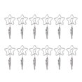 thumbnail image 2 of 12 Pack Metal Note Holder, Dual Side Card Holder Clips Memo Display Clamp with Strong Grip Table Sign Holder Memo Clip Card Paper Menu Clip for Photo,Memo,Banquet,Wedding, 2 of 7