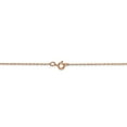 thumbnail image 4 of Real 14kt Rose Gold .5 mm Carded Cable Rope Chain; 20 inch; for Adults and Teens; for Women and Men, 4 of 6