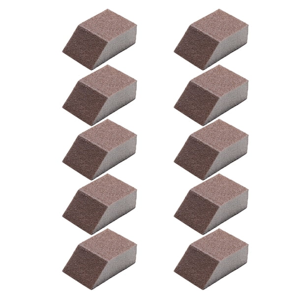 Almohadilla de Limpieza de Esponja de Arena de Diamante Engrosada para Desincrustar, Eliminar El Óxido y para Uso Diario En Exteriores y En El Hogar.