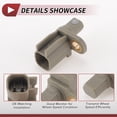 thumbnail image 4 of Unique Bargains ABS Wheel Speed Sensor ABS Sensor Anti-lock Braking System Sensor No.30748148 for Volvo S60 2011-2017 1 Pc Rear Left Rear Right, 4 of 7