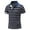 Navy Blue, variant on polo shirts for men Men Spring Summer Sports Leisure Top Shirt Wicking Cotton Lapel Short Sleeve T Shirt Stripe Top Shirt Men Polo Shirts Black + L