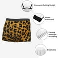 thumbnail image 3 of Vsdgher Golden Leopard Glitter Pattern Men's Boxer Brief Underwear,Soft Funny Underwear for Men-Large, 3 of 5