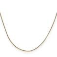 thumbnail image 2 of Primal Gold 14 Karat Yellow Gold 0.7mm Octagonal Snake Chain, 2 of 4