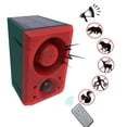 thumbnail image 5 of Alarma de sensor de movimiento solar al aire libre - Luz de sirena de seguridad de sonido con control remoto para el hogar, villa, granja, granero, patio, gallinero, 5 of 5