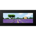 thumbnail image 2 of Pangea Images 24x11 Black Modern Framed Museum Art Print Titled - Lavender Fields, France, 2 of 5