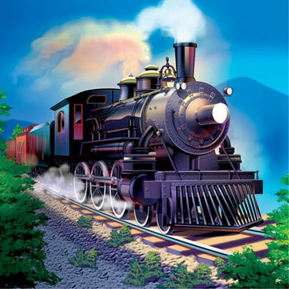 Clickety Clack Train Small Napkins (16ct)