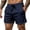 Navy, variant on BRANROY Men's Sport Mesh Shorts - Breathable Elastic Waist Training Shorts for Men,Gym Shorts and Athletic Shorts for Workout,Black,L