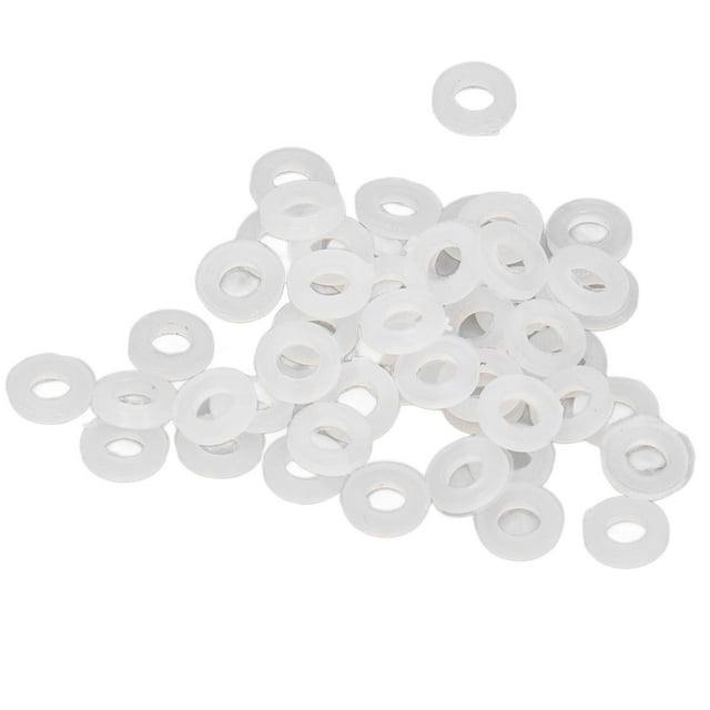 Nylon Washer Assortment Kit, Flat Washer High Hardness For Electroplating For Office Equipment For Electronics M3,M4,M5,M6,M8,M10,M12