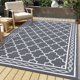 thumbnail image 5 of Alfombra de exterior Garvee 274 x 365 cm impermeable y plegable gris, 5 of 9