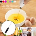 thumbnail image 3 of Injueey Batidor de huevos eléctrico de mano para cocina, mango de vaporizador, batidor, agitador portátil para el hogar, dispositivo lavable Cocina y Comedor Negro Injueey JJ10210-01B, 3 of 6