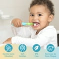thumbnail image 4 of Little Brusheez Toddlers’ Sonic Toothbrush - Safe & Gentle Toothbrush for Ages 1-3 with Built-In, Light-Up 2-Minute Timer, Extra Brush Head, & Storage Base for First-Time Brushers (Rex the Dinosaur), 4 of 8