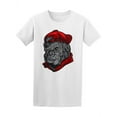 thumbnail image 2 of Cartoon Gorilla Wearing Red Hat T-Shirt Men -Image by Shutterstock, Male 3X-Large, 2 of 4