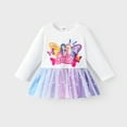 thumbnail image 6 of Barbie Girls Fashion Tutu Dress Top and Butterfly Print Graphic Legging Pants 2Pcs Long Sleeve Outfit Sets Sizes 2-9Y, 6 of 12
