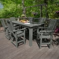 thumbnail image 2 of Highwood 7-pc Lehigh Dining Set - 42" x 84" Rectangle Table, Counter Height, Outdoor, Eco-friendly, Synthetic Wood, 2 of 9