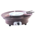 thumbnail image 2 of Peggybuy Electric Fondue Pot Set Chocolate Fountain Machine Cheese Fondue Maker (EU), 2 of 8