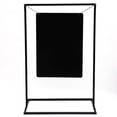 thumbnail image 4 of ToppiJoy Wedding Sign Stand with Chalkboard Surface, Black Iron Frame, Perfect for Guest Sign-In, Menu Display, Event Arrangements, Easy Assembly, Modern Design for Weddings & Parties, 4 of 11
