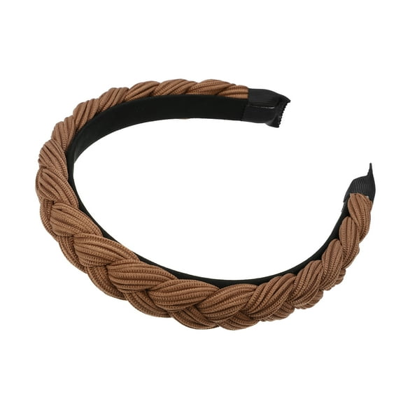 Vocoste Fabric Hairbands No Slip Fashion 0.79" Wide Hair Accessories Red Brown Headbands for Women