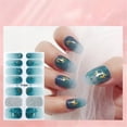 thumbnail image 1 of Product Category Nail Stickers Full Paste Finish European Gold Embossed False Kit for Home Use, 1 of 6